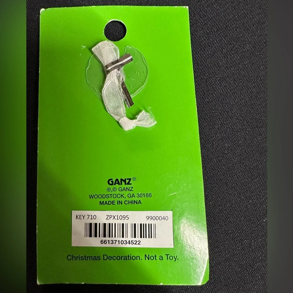 🌸 $3 if bundled CAMERON Engraved Collectible Snowman Christmas Ornament GANZ